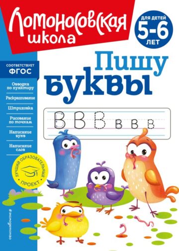 Пишу буквы: для детей 5-6 лет (новое оформление)