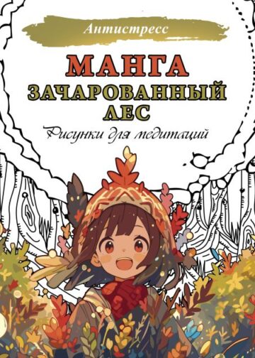 Манга. Зачарованный лес. Рисунки для медитаций