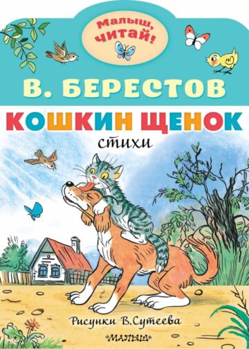 Кошкин щенок. Рисунки В. Сутеева