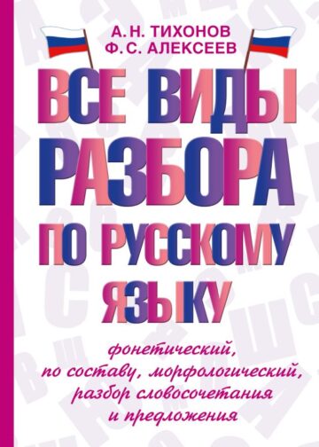 Все виды разбора по русскому языку: фонетический, по составу, морфологический, разбор словосочетания и предложения