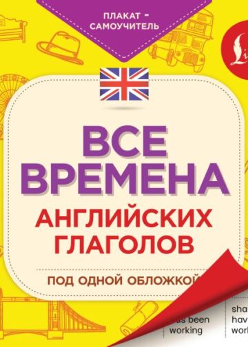 Все времена английских глаголов под одной обложкой. Плакат-самоучитель