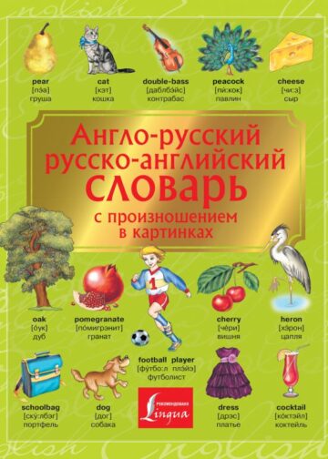 Англо-русский. Русско-английский словарь с произношением в картинках