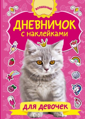 Дневничок с наклейками для девочки
